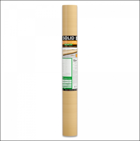 Рулонная профессиональная подложка 1 мм SPC Solid IXPE PRO Оранжевая , Solid (Россия)